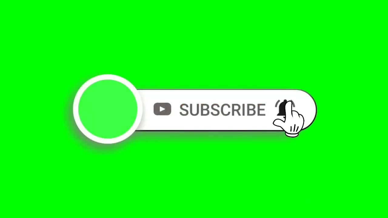 New subscribe button and bell icon green screen | green screen subscribe  button | Amlufx - YouTube