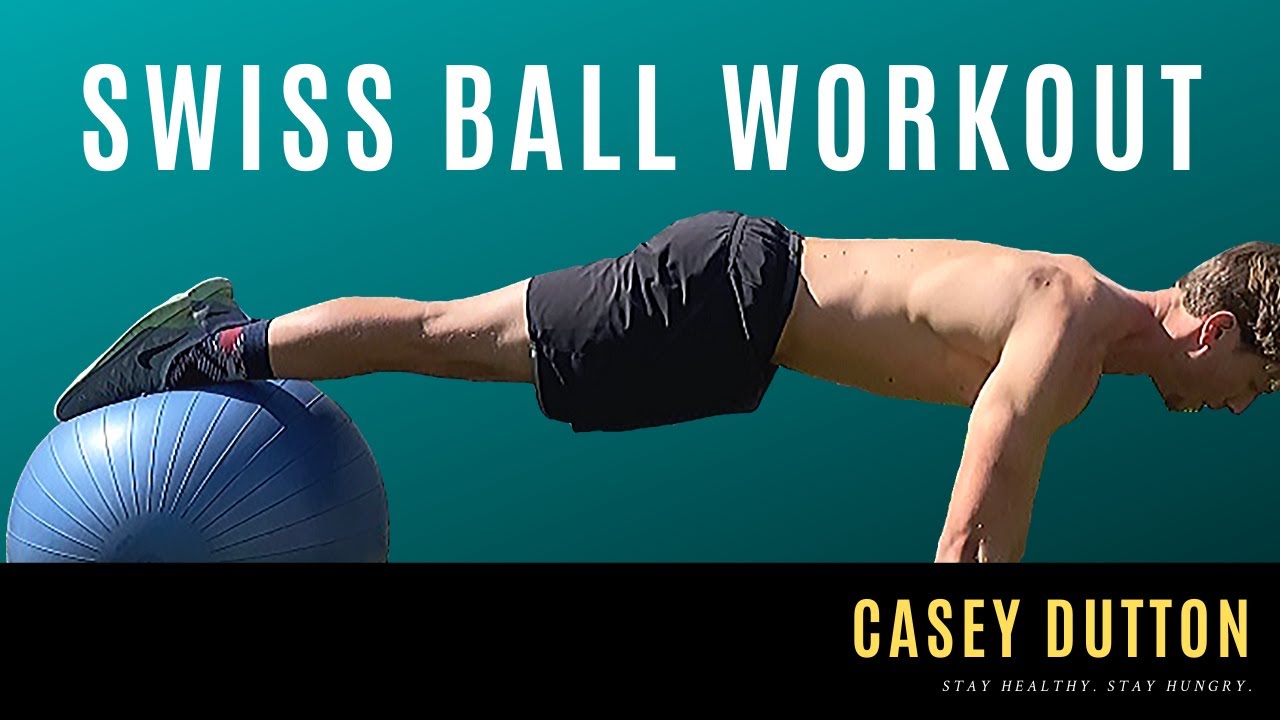 BEST HOME EXERCISE BALL WORKOUT (5 GREAT SWISS BALL EXERCISES) YouTube