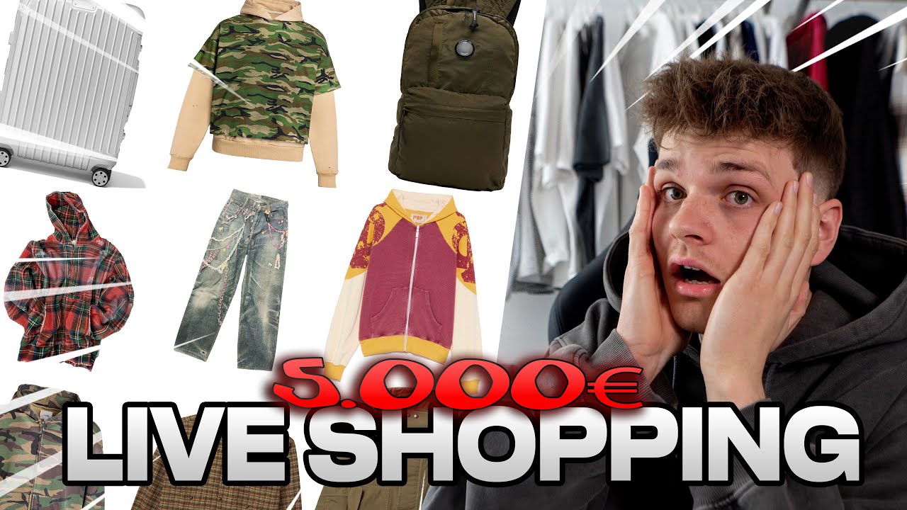 KOMPLETT ÜBERTRIEBEN?😱 XXL 5000€ LIVE SHOPPING🛍️ | Jan