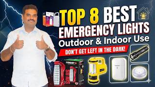 ✅ Top 8 Best Emergency Light In India 2026 With Price |Rechargeable Light Review & Comparison