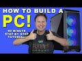 HOW TO BUILD A PC - Step by step tutorial. AMD Ryzen 3950x, Gigabyte Aorus Master, Phanteks P400A!