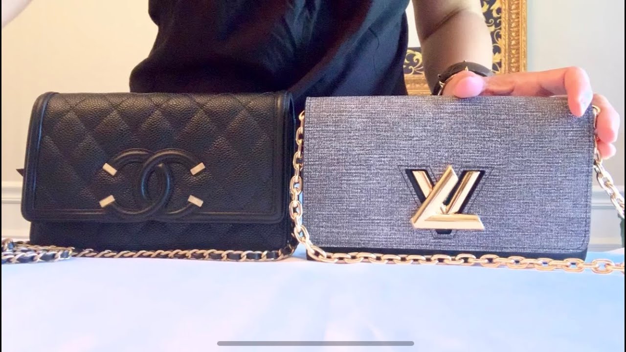 louis vuitton twist wallet on chain