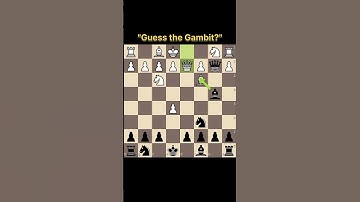 Guess the Gambit | Chess openings and traps #chess #checkmate #chessgame #chesstactics #shorts #fypp
