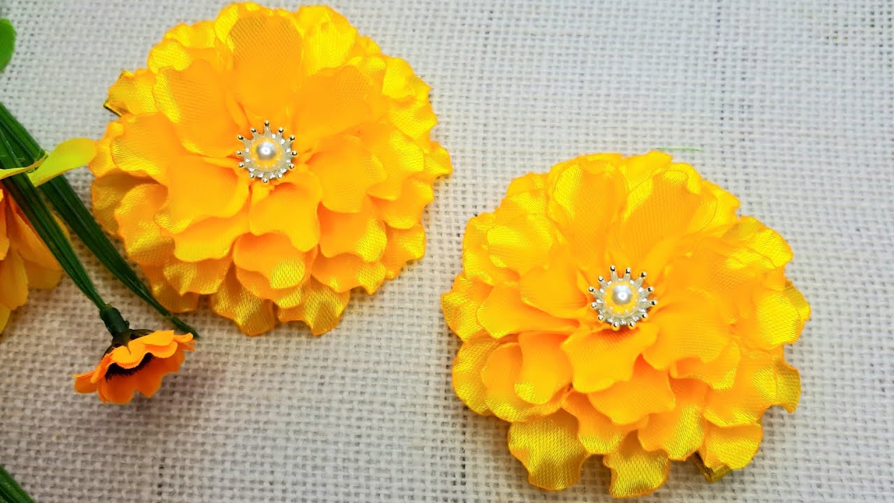 Master class for beginners Yellow peonies 