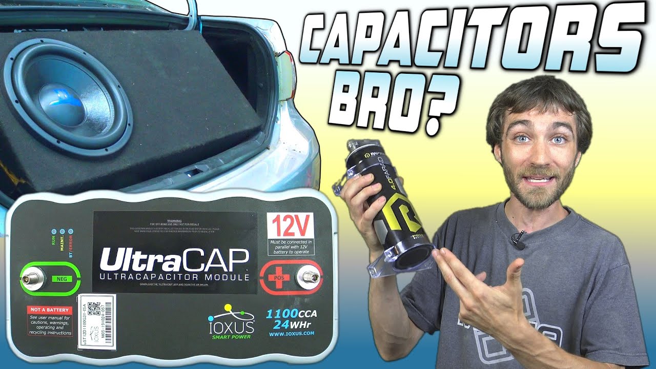 The TRUTH About Car Audio CAPACITORS! Testing a CHEAP 12v Capacitor VS