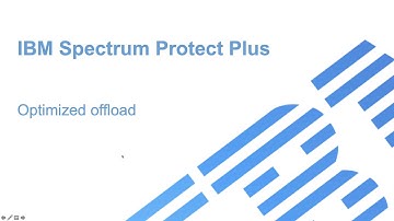 IBM Spectrum Protect Plus Offload to Cloud - Demo