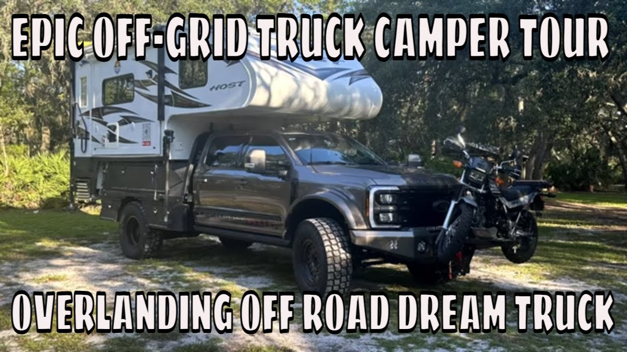Epic Off-Grid Truck Camper Tour: Overlanding Adventures Await!