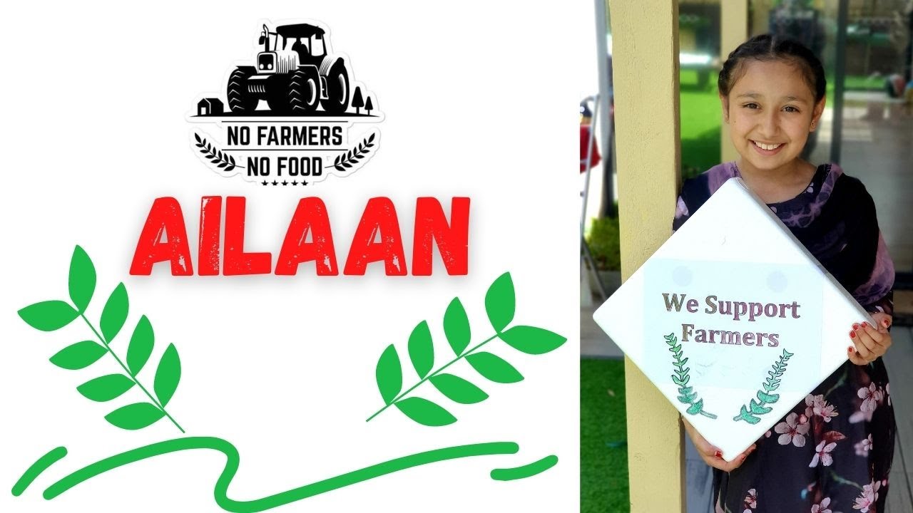 Ailaan -Kanwar Grewal | Melbourne Little Bhangra Queen | We Support Farmers