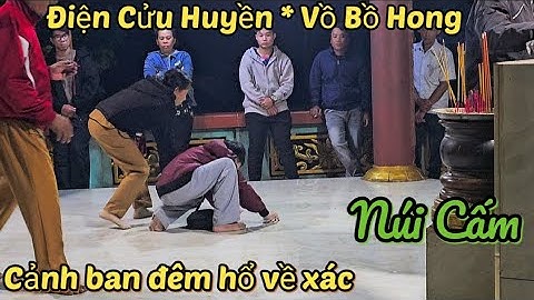 Cuu Huyen-tempel * Vo Bo Hong _ Cam-berg, An Giang / Nachtscène van een tijger die terugkeert naa...