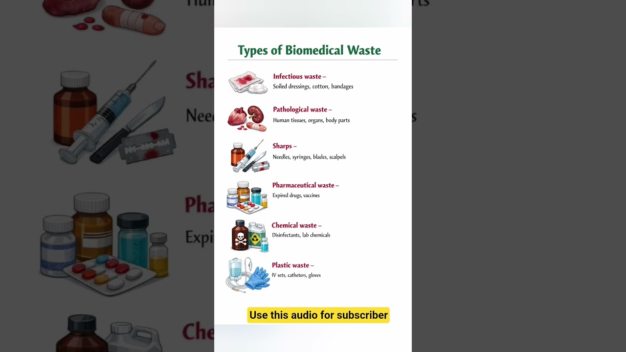 #Biomedical waste management🗑️#BMW#nursing #education#easynotes📚#shorts #ytshorts