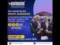 Automation Expo South 2026 – the 3rd Regional Automation Expo in Chennai.
