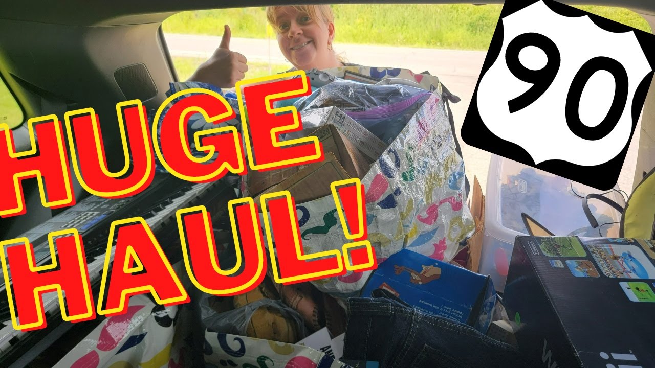 HUGE HAUL FROM HIGHWAY 90 SALE IN UPSTATE NEW YORK | WHAT TO SELL ON EBAY 2022