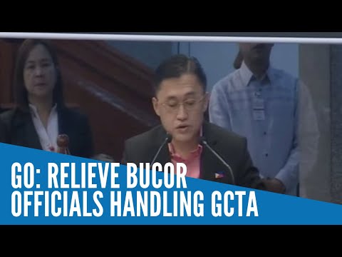 Bong Go to DOJ chief: Relieve BuCor officials handling GCTA