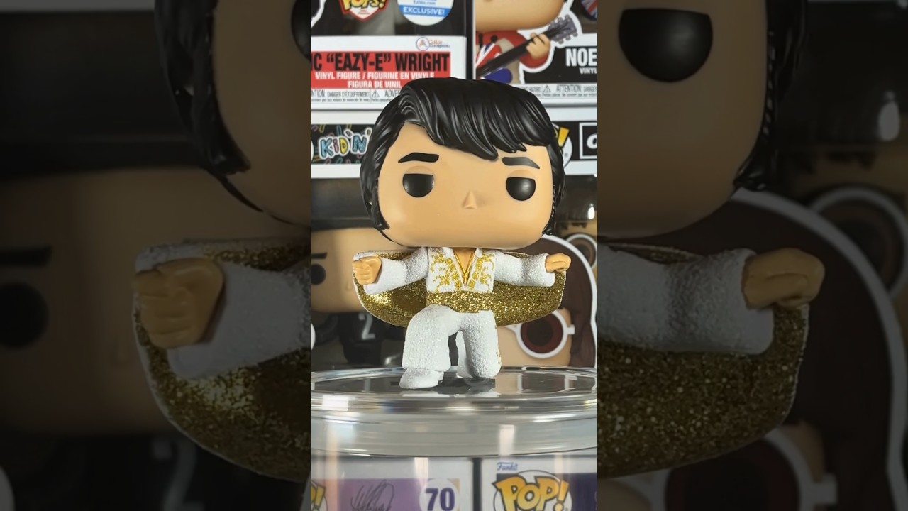 Elvis Presley Funko Pop! (Pharaoh Suit, Diamond Collection, Amazon Exclusive) Oob 