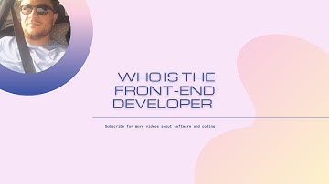 What is the Front end? Who is the Front-end Developer? | Explained in 2 Minutes