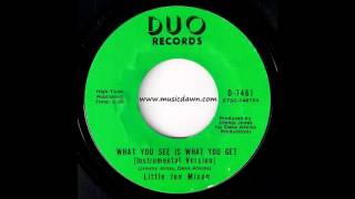 Little Joe Mixon - What You See Is What You Get (Instrumental Version) [Duo] 1968 Funky Soul 45