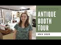 UPDATED ANTIQUE BOOTH TOUR | SPRING 2020 DECORATE WITH ME | FARMHOUSE DECOR VINTAGE DISPLAY & DESIGN