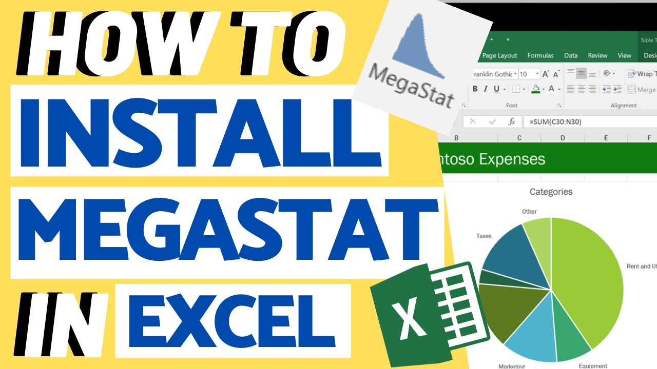 how to download megastat in excel 2016