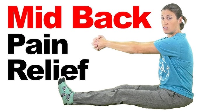 4 Exercises To Relieve Upper Back Pain in 60 Seconds 