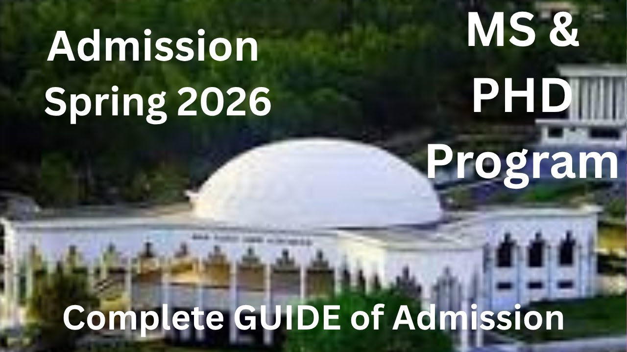 GIKI MS Spring 2026 Admission: Complete Guide