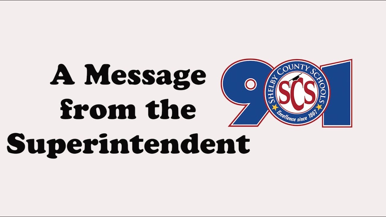 A Message from the Superintendent - YouTube