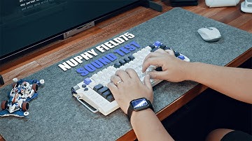 Sound Test - NuPhy FIELD75 - NuPhy Fleeting Gold Switch