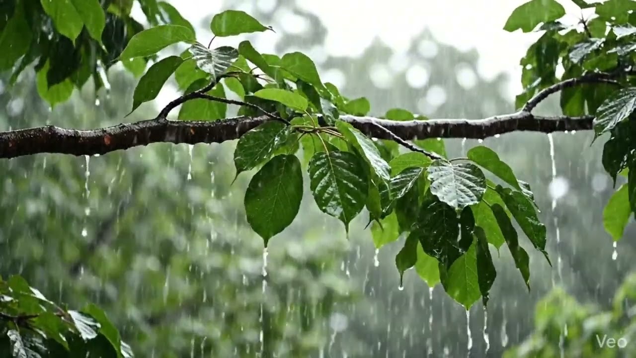 4 Hours of Relaxing Rain Sounds 🌧️ | Deep Sleep, Study & Stress Relief