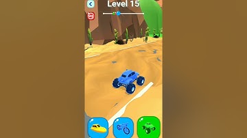 Shape Shifting 🚲🚁🚙 3D Mobile Transformation Game (IOS, Android) Gameplay Walkthrough All Levels #15