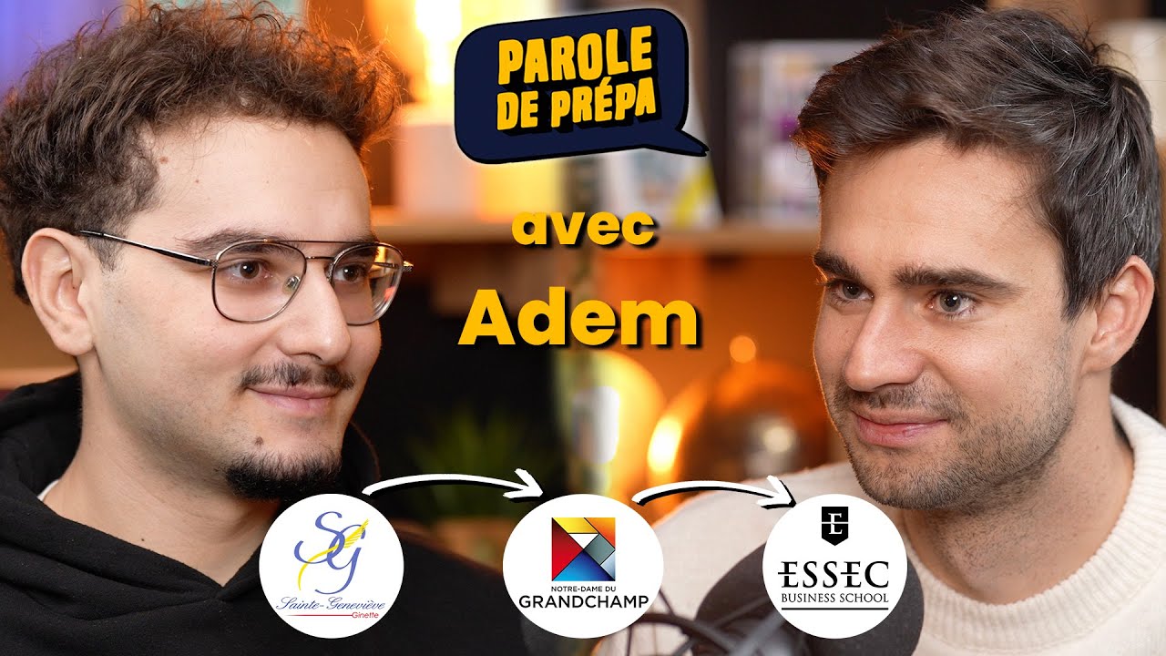 Amiens, Ginette, Grandchamp, ESSEC : le parcours d'@Adem_bn (Parole de Prépa #30)