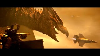 GODZILLA 2 | Rodan Escena | Aviones | Ghidorah | Latino