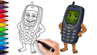 How To Draw Buzz Buzz Buzz Sahur Italian Brainrot Animals - Easy Step By Step Drawing