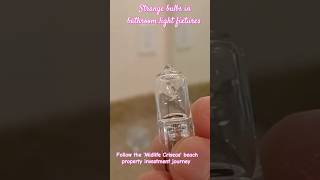 Unusual bulb for bathroom light fixtures replacement #realestateinvestment