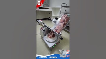 GARVEE | 50W Automatic Meat Slicer Professional Grade Deli Slicer