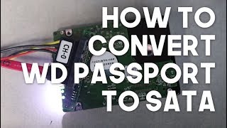 How to convert WD Passport PCB to SATA | data recovery