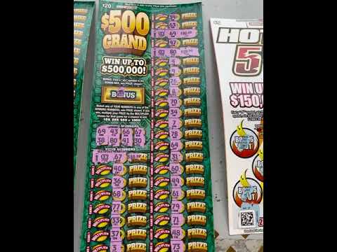 Hoosier lottery new 500 grand and hot 5