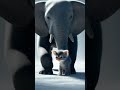 😱 SAD! Kitten Stranded in Snowy Desert🐱🦣 #animation #funny #animals #cat #cute #cartoon