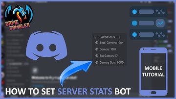 How to Set Server Stats Discord Bot in Mobile | GameGambler