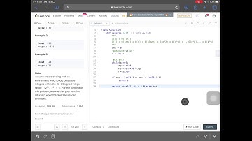 LeetCode in Python3 【Easy】#7 Reverse Integer