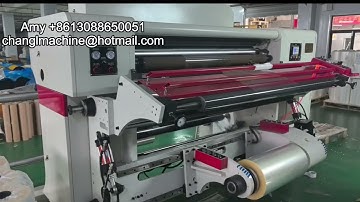 Automatic High Speed PLC Control Shaftless Unwind Plastic Film Slitting Machine #slitter