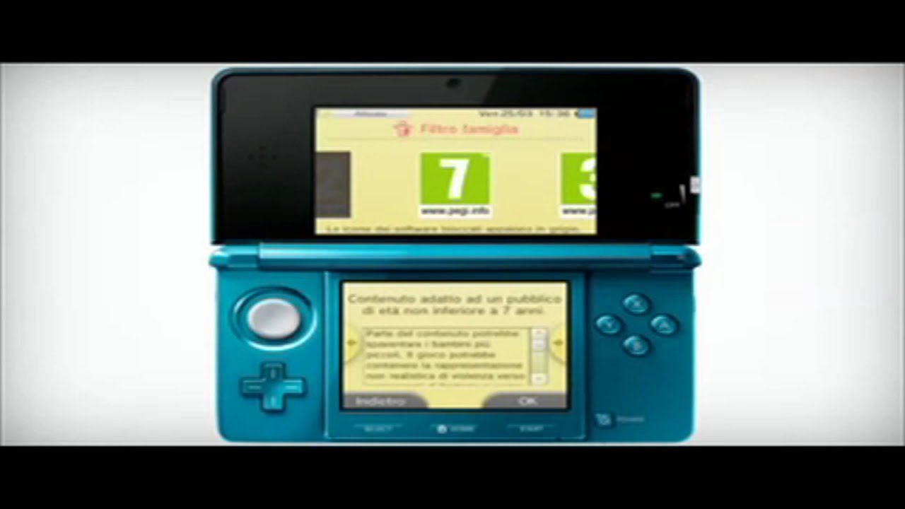 Come impostare il filtro famiglia sul Nintendo 3DS ITA HD YouTube