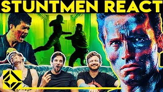 Stuntmen React to Bad & Great Hollywood Stunts 6