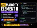 🔥 LeetCode 229: Majority Element II | Easy TypeScript Solution Explained