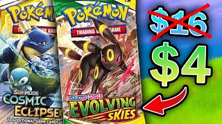 I found CHEAP Evolving Skies Booster Packs...