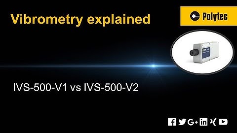 Industrial vibration sensor IVS-500 v1 vs v2