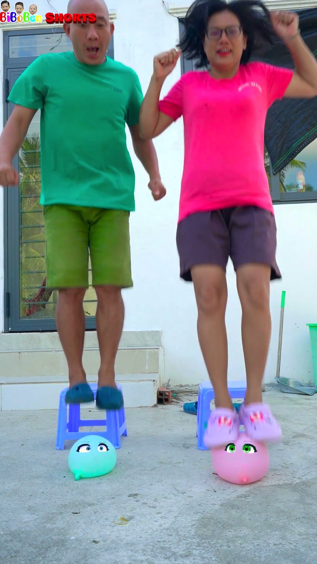 BiBoBen Shorts | High Jump on water Balloon ?
