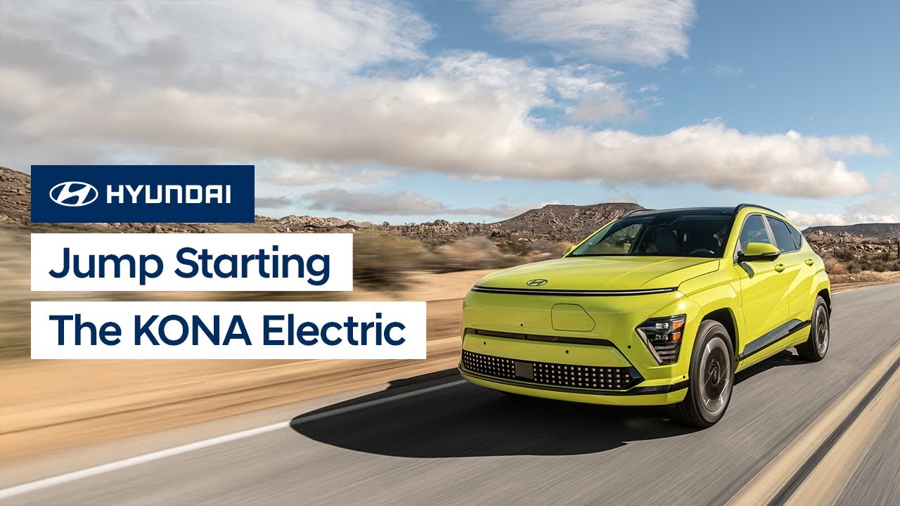 Jump Starting the KONA ELECTRIC | Hyundai ??? Hyundai How-Tos