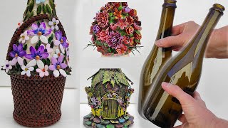 How to Create Stunning Bottle Art Masterpieces. 3 Decoration ideas