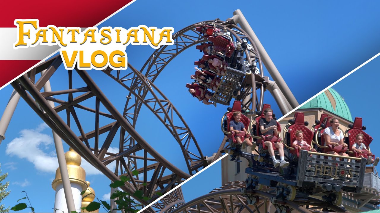 We Rode Austria's New Highly Themed Mack Coaster Helios! Ride Tour, Reaction & More! Fantasiana Vlog