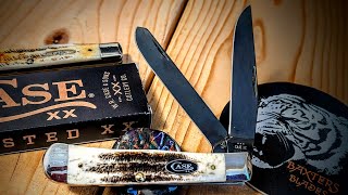 Case Vintage Bone PVD SS Trapper V6254