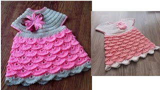 Como tejer vestido de niña a crochet. Parte 2